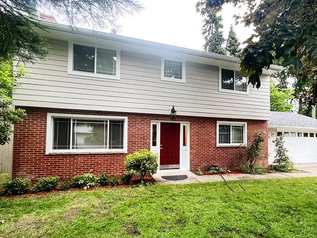 Modern White Exterior - Before